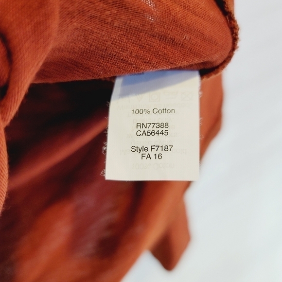 Madewell Rust Colored Turtleneck, sz XXS - Picture 4 of 6